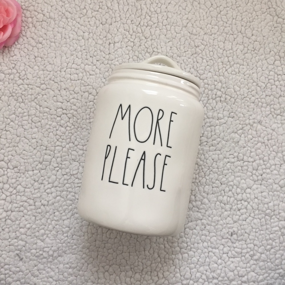 🦄 Rae Dunn MORE PLEASE Canister